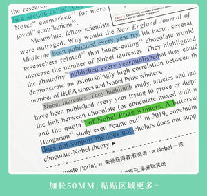 Planet Gates F 300 Sheets Transparent Rainbow Index Memo Pad It Sticky Notepads Paper Sticker Notes Bookmark School Supplies Kawaii Stationery