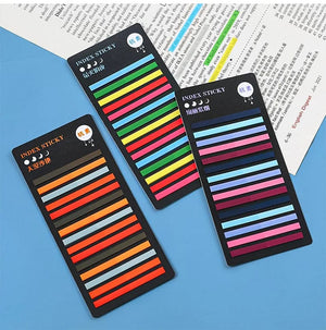 Planet Gates F 300 Sheets Transparent Rainbow Index Memo Pad It Sticky Notepads Paper Sticker Notes Bookmark School Supplies Kawaii Stationery