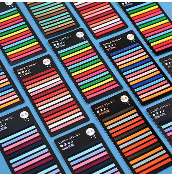 Planet Gates F 300 Sheets Transparent Rainbow Index Memo Pad It Sticky Notepads Paper Sticker Notes Bookmark School Supplies Kawaii Stationery