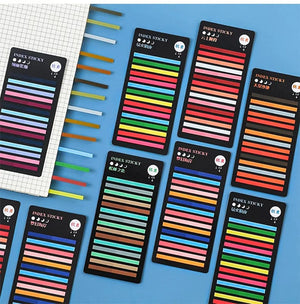 Planet Gates F 300 Sheets Transparent Rainbow Index Memo Pad It Sticky Notepads Paper Sticker Notes Bookmark School Supplies Kawaii Stationery