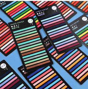 Planet Gates F 300 Sheets Transparent Rainbow Index Memo Pad It Sticky Notepads Paper Sticker Notes Bookmark School Supplies Kawaii Stationery