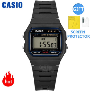 Planet Gates F-91W-1 Casio watch  men top luxur set military LED relogio digital watch sport Waterproof quartz men watch Neutral watchs F91W series