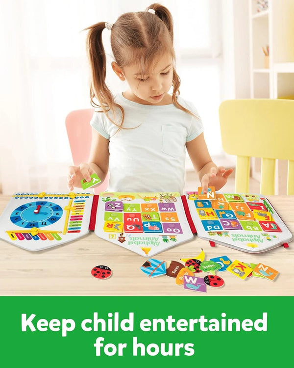 Planet Gates F Blue Busy Board Montessori Toys for Toddler Busy Book Sensory Preshool Early Education Learning Fine Motor Skills Toys For Children