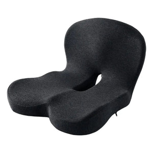 Planet Gates F / CHINA Memory Foam L-Shaped Integrated Office Chair Cushion with Lumbar Support Car Seat Cushion for Office Workers Car Drivers