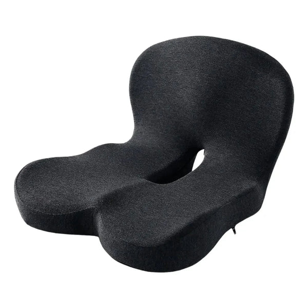 Planet Gates F / CHINA Memory Foam L-Shaped Integrated Office Chair Cushion with Lumbar Support Car Seat Cushion for Office Workers Car Drivers