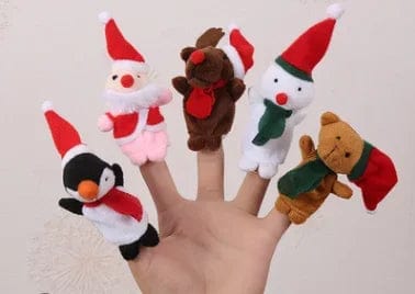 Planet Gates F Finger Puppets Set Baby 10 pcs Animals Plush Doll Hand Cartoon  Family Hand Puppet Cloth theater Educational Toys for Kids Gifts