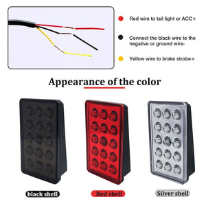 Planet Gates F1 Style Led Brake Pilot Lights 12V 15led Rear Tail Lights Auto  Flash Warning Reverse Stop Safety Signal Lamps For Car SUV Moto