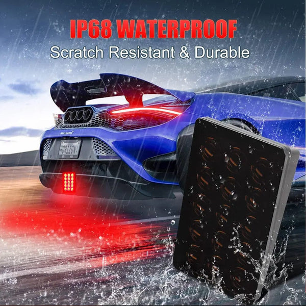 Planet Gates F1 Style Led Brake Pilot Lights 12V 15led Rear Tail Lights Auto  Flash Warning Reverse Stop Safety Signal Lamps For Car SUV Moto