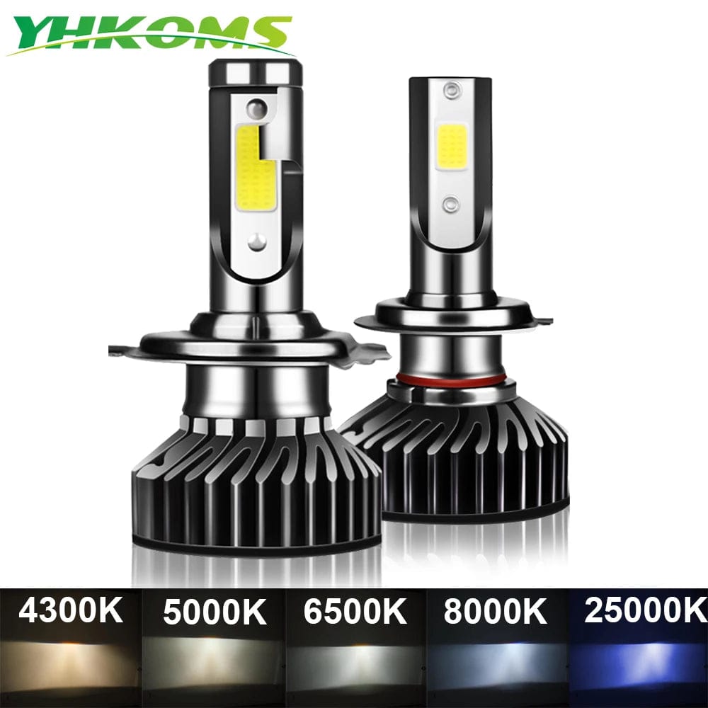Planet Gates F2 Pro / 4300K / H7 | 1 Year Warranty YHKOMS 80W 14000LM Car Haedlight H4 H7 H1 LED H8 H9 H11 4300K 5000K 6500K 8000K 25000K Auto fog Light 80W 16000LM 12V LED Bulb