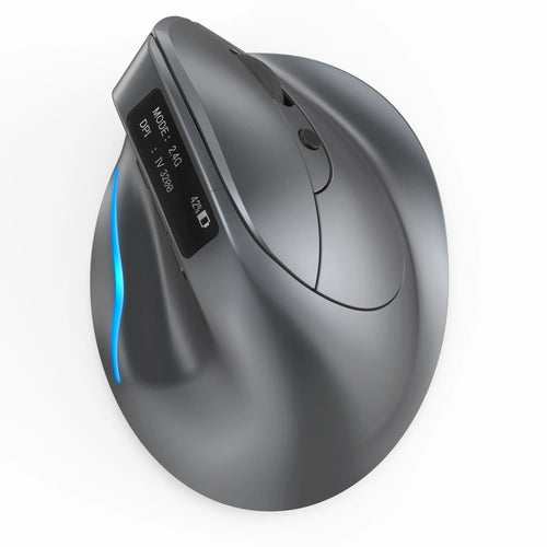 Planet Gates F26C mouse Lefon Bluetooth Vertical Mouse Wireless Ergonomic Mice with OLED Screen RGB USB Optical Rechargeable Mouse for PC Laptop Gaming