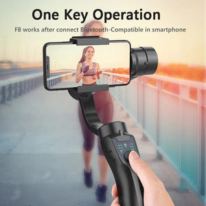 Planet Gates F8 Handheld 3-Axis Gimbal Phone Holder Anti Shake Video Record Stabilizer for Xiaomi iPhone Cellphone Smartphone