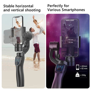 Planet Gates F8 Handheld 3-Axis Gimbal Phone Holder Anti Shake Video Record Stabilizer for Xiaomi iPhone Cellphone Smartphone