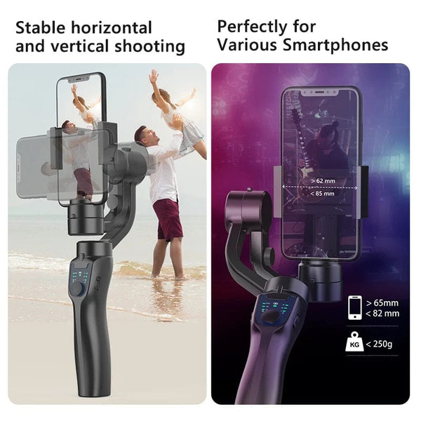 Planet Gates F8 Handheld 3-Axis Gimbal Phone Holder Anti Shake Video Record Stabilizer for Xiaomi iPhone Cellphone Smartphone