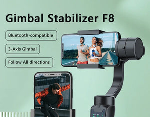 Planet Gates F8 Handheld 3-Axis Gimbal Phone Holder Anti Shake Video Record Stabilizer for Xiaomi iPhone Cellphone Smartphone