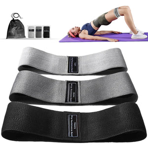 Planet Gates Fabric Resistance Hip Booty Bands Glute Thigh Elastic Workout Bands Squat Circle Stretch Fitness Strips Loops Yoga Gym Equipment