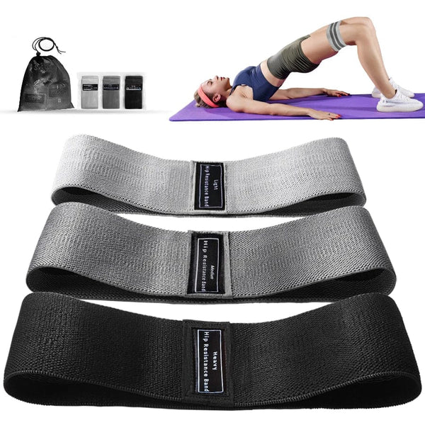 Planet Gates Fabric Resistance Hip Booty Bands Glute Thigh Elastic Workout Bands Squat Circle Stretch Fitness Strips Loops Yoga Gym Equipment