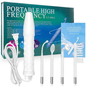 Planet Gates Facial Galvanic High Frequency Facial Therapy Wand For Hair Growth 4 In 1 Acne Removal Skin Care Glass Tube Facial Beauty Tools