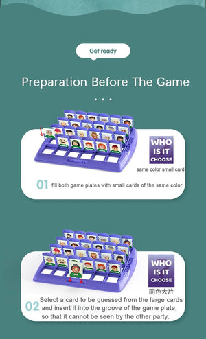 Planet Gates Family Guessing Games Guess Who Am I Classic Board Game Toys Memory Training Parent Child Leisure Time Party Indoor Games