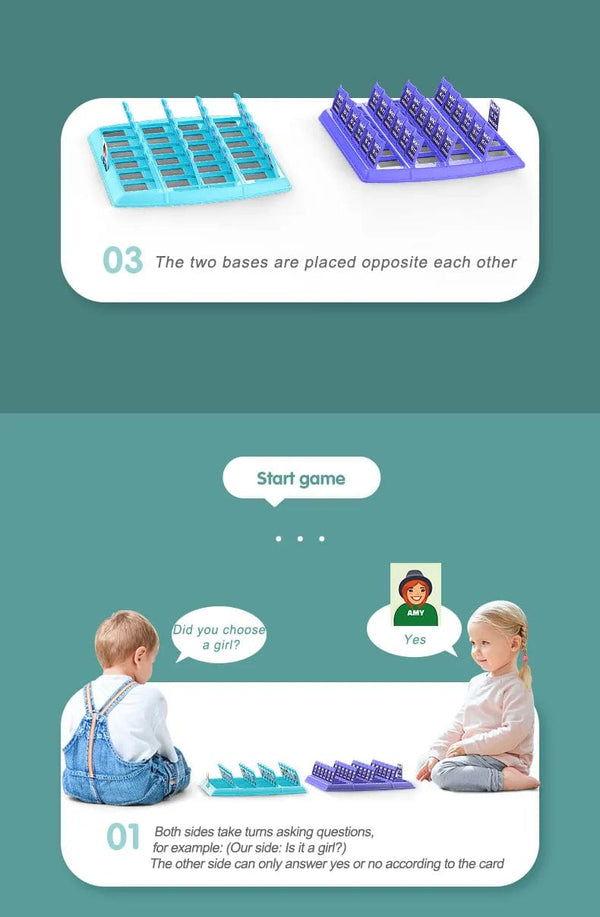 Planet Gates Family Guessing Games Guess Who Am I Classic Board Game Toys Memory Training Parent Child Leisure Time Party Indoor Games