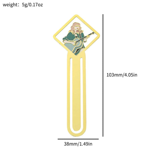 Planet Gates Famous Singer Taylors Creative Metal Bookmarks for Women Men Fans Book Marks Lover Gifts Collection Office School Supplies