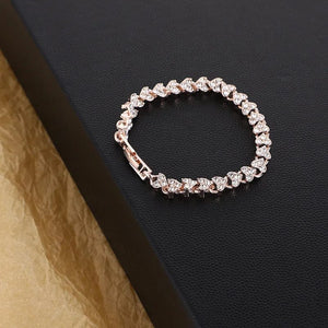 Planet Gates Fashion Charm CZ Tennis Bracelet for Women Crystal Zircon Jewelry Adjustable Gold Color Silver Color Box Chain Bracelets Gift