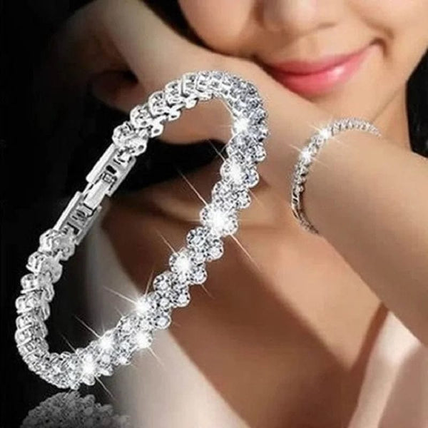 Planet Gates Fashion Charm CZ Tennis Bracelet for Women Crystal Zircon Jewelry Adjustable Gold Color Silver Color Box Chain Bracelets Gift