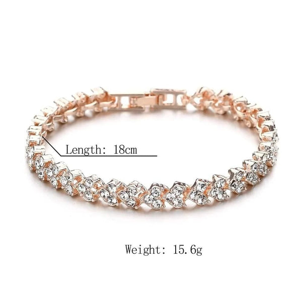 Planet Gates Fashion Charm CZ Tennis Bracelet for Women Crystal Zircon Jewelry Adjustable Gold Color Silver Color Box Chain Bracelets Gift