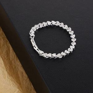 Planet Gates Fashion Charm CZ Tennis Bracelet for Women Crystal Zircon Jewelry Adjustable Gold Color Silver Color Box Chain Bracelets Gift