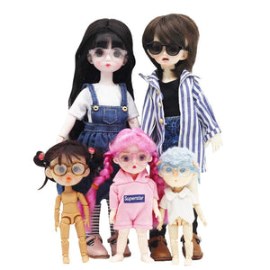 Planet Gates Fashion Doll Glasses for 1/3 1/6 1/8 60cm BJD Blyth Doll Plush Toy Sunglasses DIY Accessories Dress Up Toys Gift