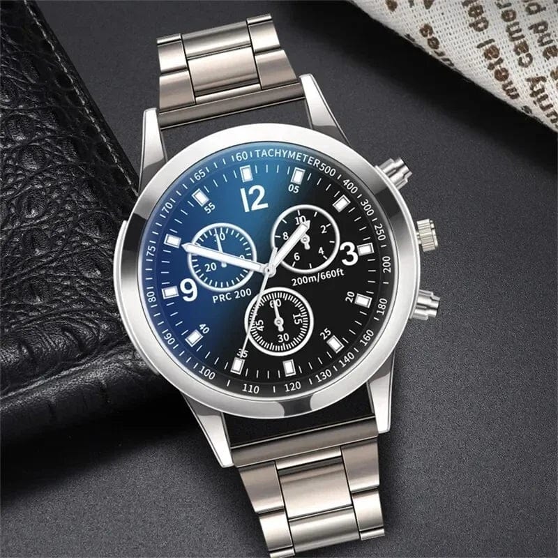 Planet Gates Fashion Men Luxury Watches Mens Business Stainless Steel Casual Quartz Watch For Male Wristwatch Relogio Masculino
