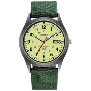 Planet Gates Fashion Mens Watches Luminous Hands Clock Luxury Military Sports Calendar Quartz Wristwatch Men Casual Nylon Watch Reloj Hombre
