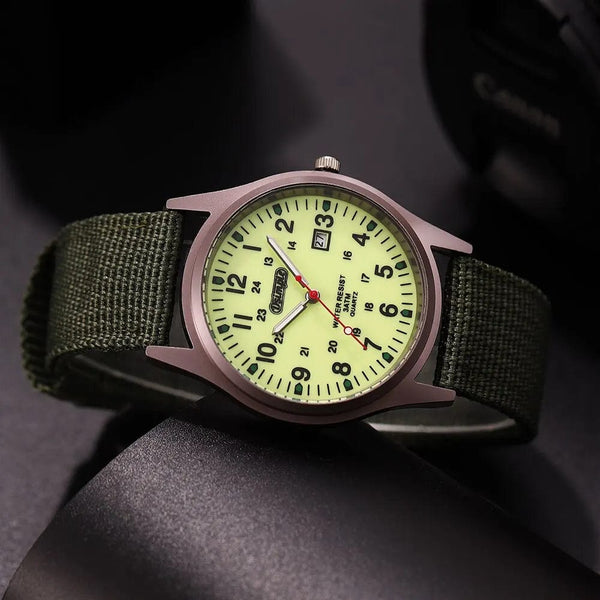 Planet Gates Fashion Mens Watches Luminous Hands Clock Luxury Military Sports Calendar Quartz Wristwatch Men Casual Nylon Watch Reloj Hombre