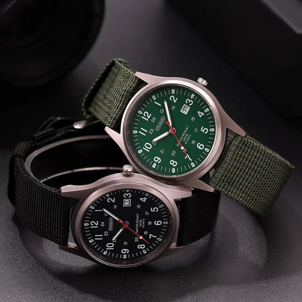 Planet Gates Fashion Mens Watches Luminous Hands Clock Luxury Military Sports Calendar Quartz Wristwatch Men Casual Nylon Watch Reloj Hombre