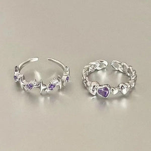 Planet Gates Fashion Rhinestone Heart Collar Choker Necklace for Women Simple Open Collar Necklace Torques Jewelry Accessories