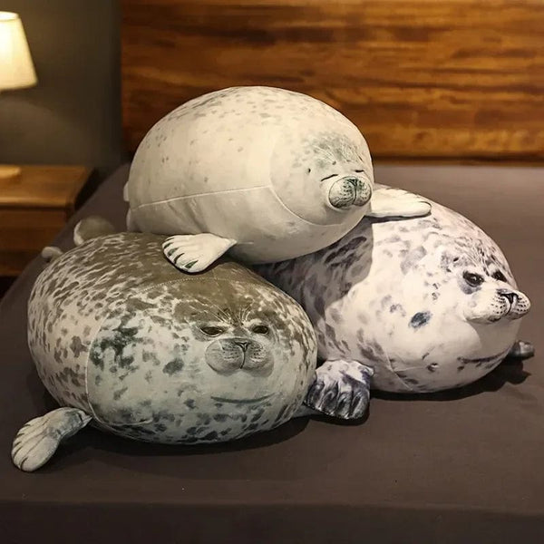 Planet Gates Fat Plush Foca Gorda Seal Toy Stuffed Animal Foca Guatona Peluche Soft Doll Sleeping Pillow Cute Sea Lion Doll Christmas Gift