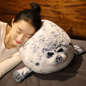 Planet Gates Fat Plush Foca Gorda Seal Toy Stuffed Animal Foca Guatona Peluche Soft Doll Sleeping Pillow Cute Sea Lion Doll Christmas Gift