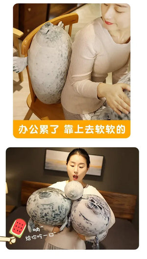 Planet Gates Fat Plush Foca Gorda Seal Toy Stuffed Animal Foca Guatona Peluche Soft Doll Sleeping Pillow Cute Sea Lion Doll Christmas Gift