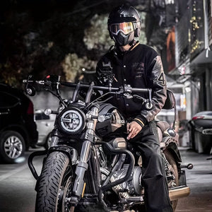 Planet Gates Faux Leather Retro Motorcycle Helmet 4/3 Half Helmet Motorcycle Electric Motorcycle Four Seasons Universal 3C Safety Certified Helmet