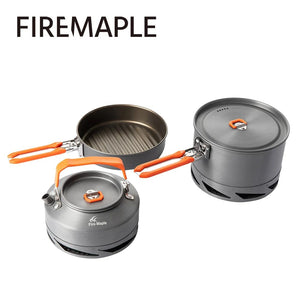 Planet Gates FEAST Heat-exchanger / belgium Fire Maple Camping Cookware Set Hiking FEAST Heat-exchanger Aluminium Pot Outdoor Foldable Pots Travel  Tourism Tableware Dishes