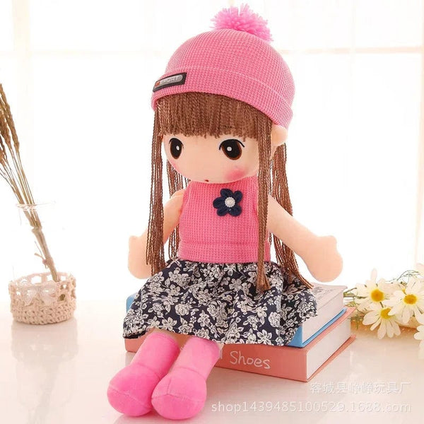 Planet Gates Feier-maoziPink / 45cm 45CM Stuffed Plush Toy Girl's Kids Birthday Gift Stuffed Girl Doll Plush Wedding Rag Doll Cute RagDoll Toy for Girl Boy Gift