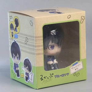 Planet Gates feng le hui bo box Anime Figures BLUE LOCK LOOK UP Isagi Yoichi Chigiri Hyoma Nagi Seishiro Action Figures PVC Toys for Children Collector 10cm