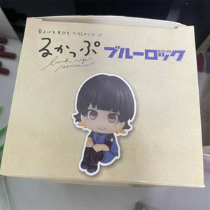 Planet Gates feng le hui bo box Anime Figures BLUE LOCK LOOK UP Isagi Yoichi Chigiri Hyoma Nagi Seishiro Action Figures PVC Toys for Children Collector 10cm