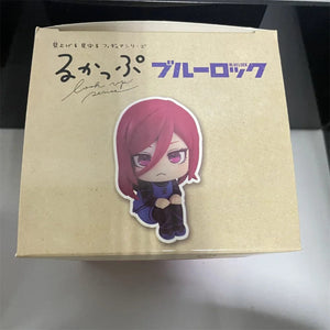 Planet Gates feng le hui bo box Anime Figures BLUE LOCK LOOK UP Isagi Yoichi Chigiri Hyoma Nagi Seishiro Action Figures PVC Toys for Children Collector 10cm