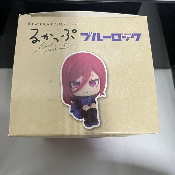 Planet Gates feng le hui bo box Anime Figures BLUE LOCK LOOK UP Isagi Yoichi Chigiri Hyoma Nagi Seishiro Action Figures PVC Toys for Children Collector 10cm