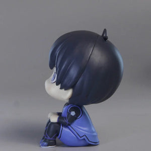 Planet Gates feng le hui bo box Anime Figures BLUE LOCK LOOK UP Isagi Yoichi Chigiri Hyoma Nagi Seishiro Action Figures PVC Toys for Children Collector 10cm