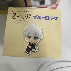 Planet Gates feng le hui bo box Anime Figures BLUE LOCK LOOK UP Isagi Yoichi Chigiri Hyoma Nagi Seishiro Action Figures PVC Toys for Children Collector 10cm