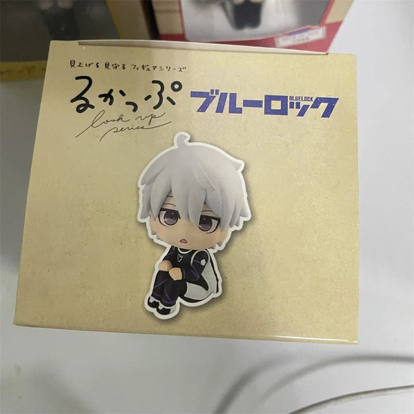 Planet Gates feng le hui bo box Anime Figures BLUE LOCK LOOK UP Isagi Yoichi Chigiri Hyoma Nagi Seishiro Action Figures PVC Toys for Children Collector 10cm