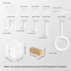 Planet Gates Finger Robot 1PC / CHINA Tuya Zigbee Smart Fingerbot Plus Robot Button Pusher Switch Bot Smart Home Smart Life App Work with Alexa Google Assistant