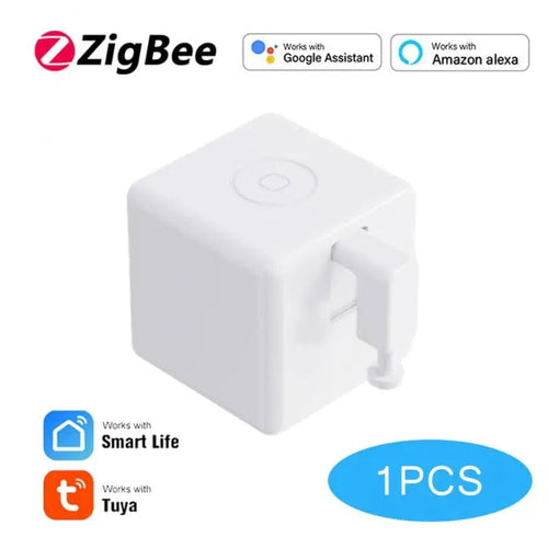 Planet Gates Finger Robot 1PC / CHINA Tuya Zigbee Smart Fingerbot Plus Robot Button Pusher Switch Bot Smart Home Smart Life App Work with Alexa Google Assistant