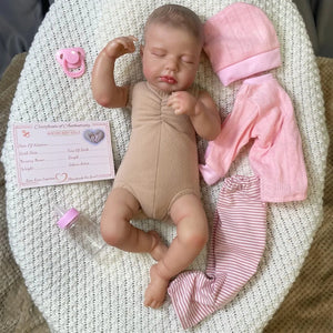 Planet Gates Finished Doll 20Inch Lifelike Already Painted Reborn Dolls LouLou 3D Skin Realistic Baby Alive Newborn Dolls Toy Figure Kids Girl Gift
